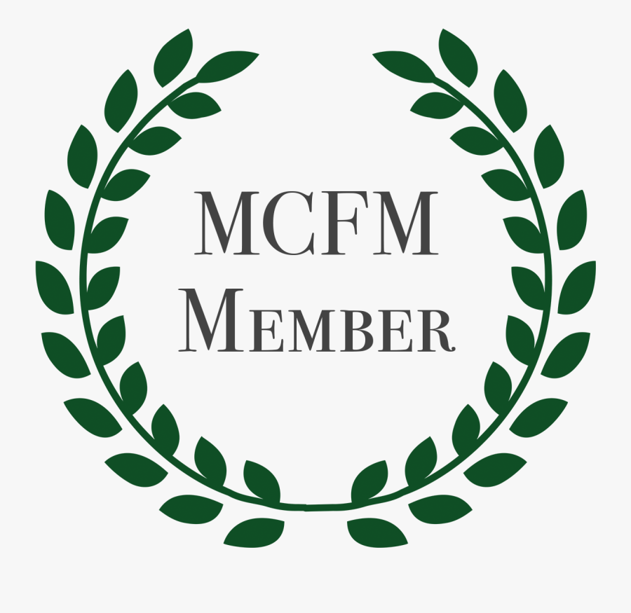 Mcfm Member - Transparent Background Silver Laurel Leaves Png, Transparent Clipart