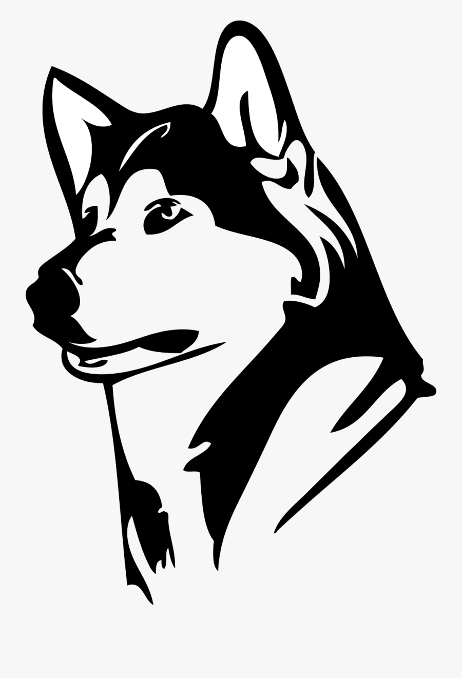 Dh18 Husky Glass Etching, Woodwind Instrument - Husky Clipart Png, Transparent Clipart
