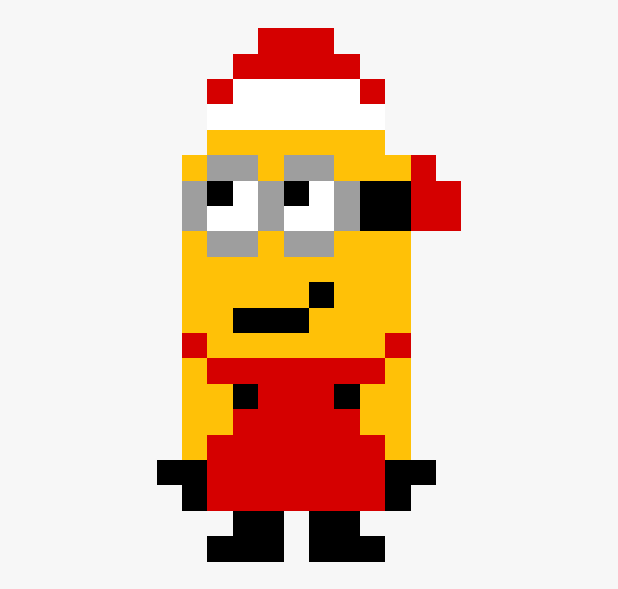 Easy Pixel Art Minions, Transparent Clipart