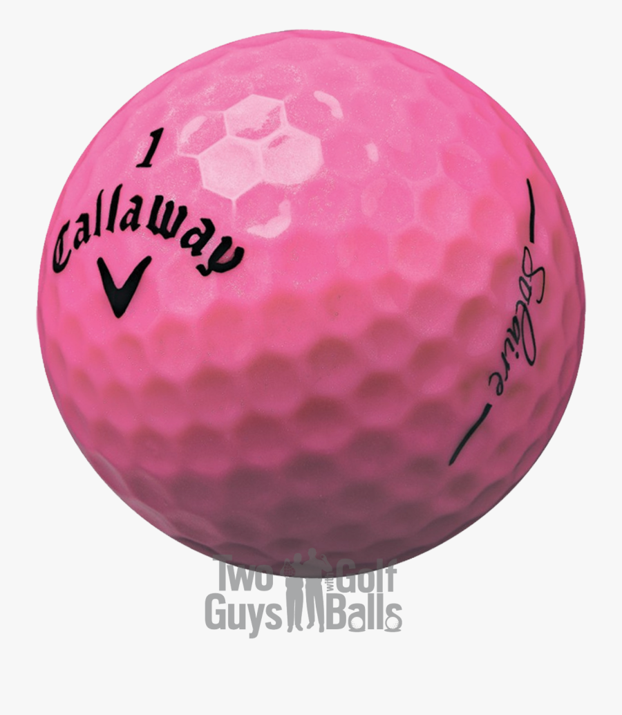 Shows Callaway Used Golf Balls Pink Solaire - Speed Golf, Transparent Clipart