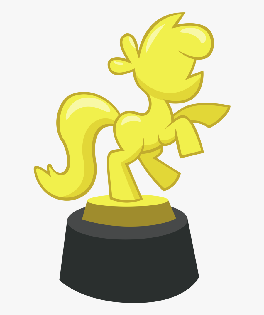 Transparent Oscar Trophy Png - Cartoon, Transparent Clipart
