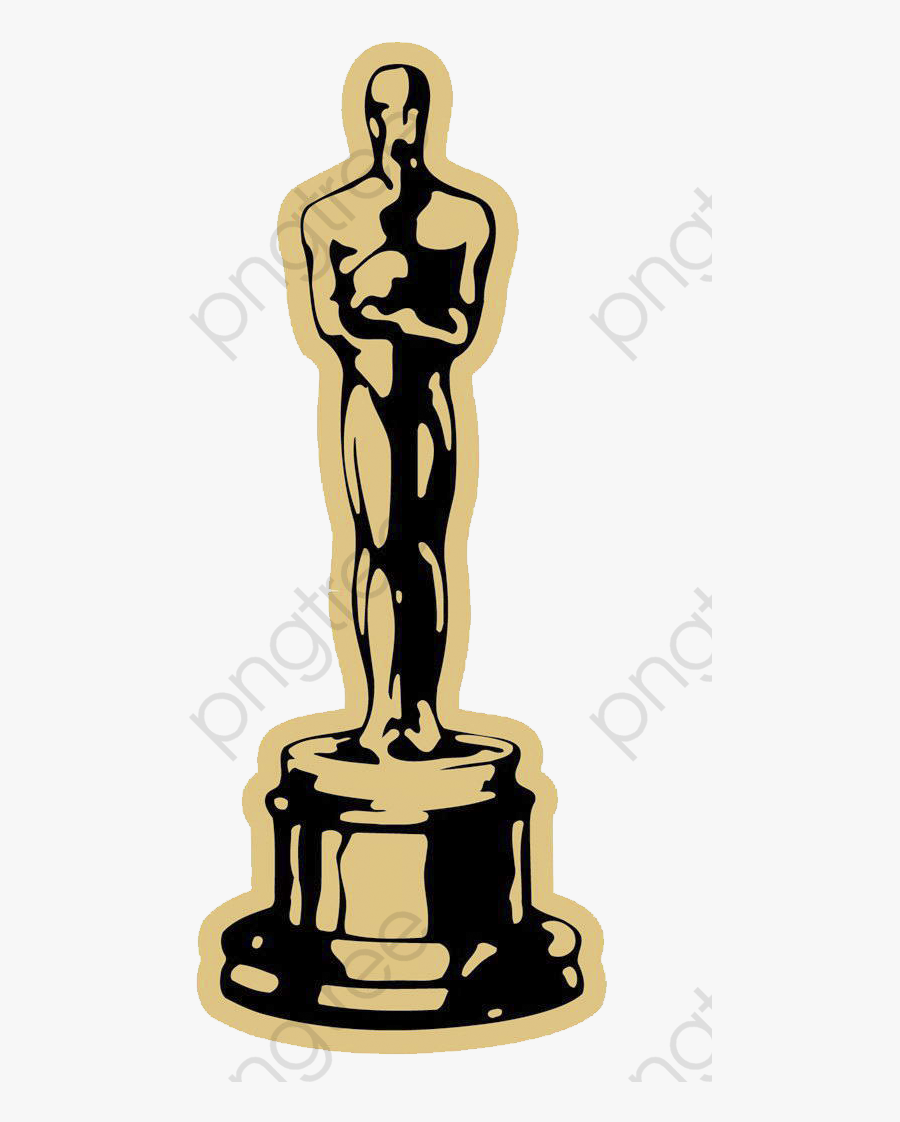 Hand Painted Little Gold - 84th Annual Academy Awards (2012), Transparent Clipart