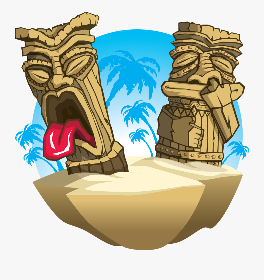 Cartoon Font Transprent Png Free Download Art - Tiki Cartoon Png, Transparent Clipart