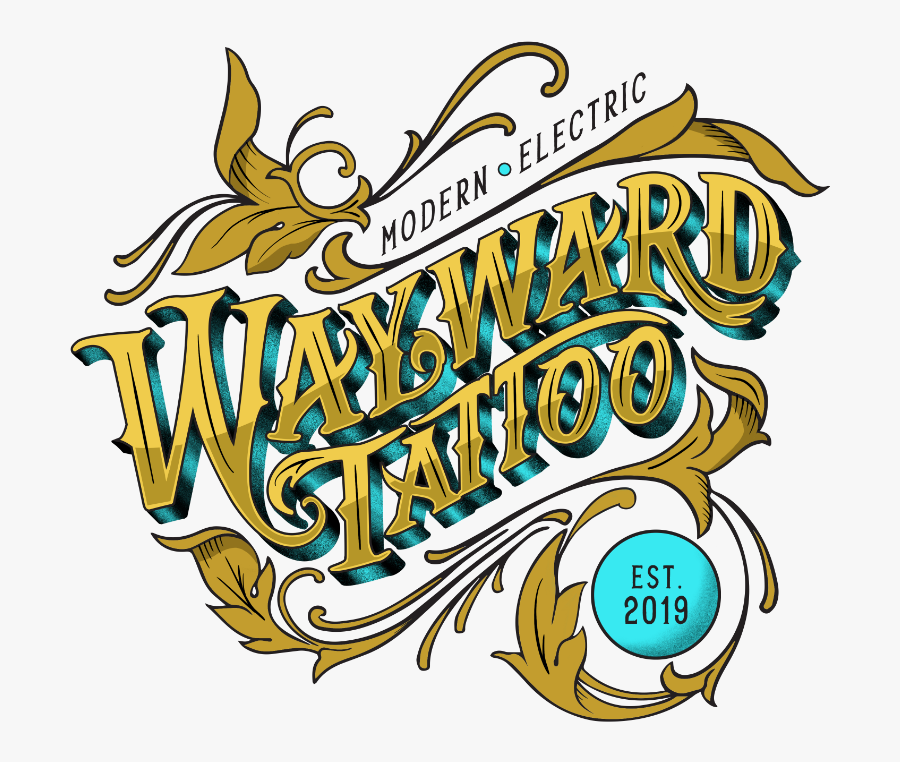 Wayward Logo Hero - Wayward Tattoo Studio, Transparent Clipart