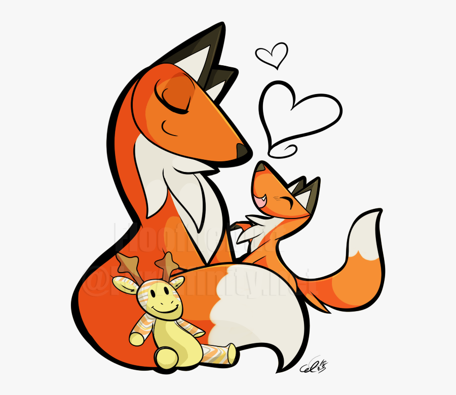 [c]fox Mom Tat~ - Cartoon, Transparent Clipart