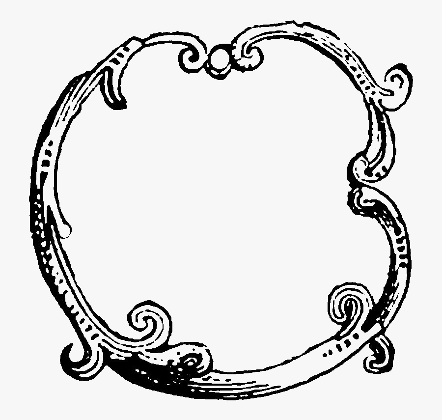 Transparent Border Frame Circle, Transparent Clipart