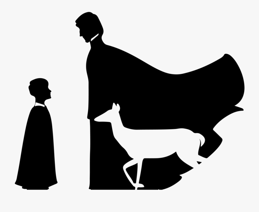 James Potter Silhouette Custom Cover Engraving - Professor Severus Snape, Transparent Clipart