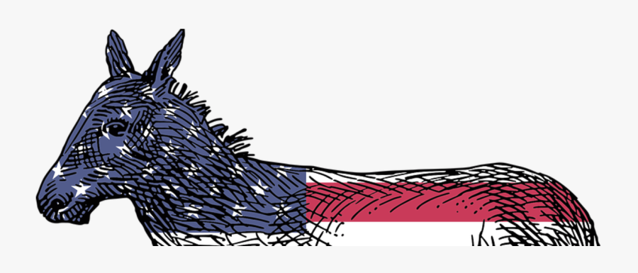 Democratic Donkey Transparent Background, Transparent Clipart