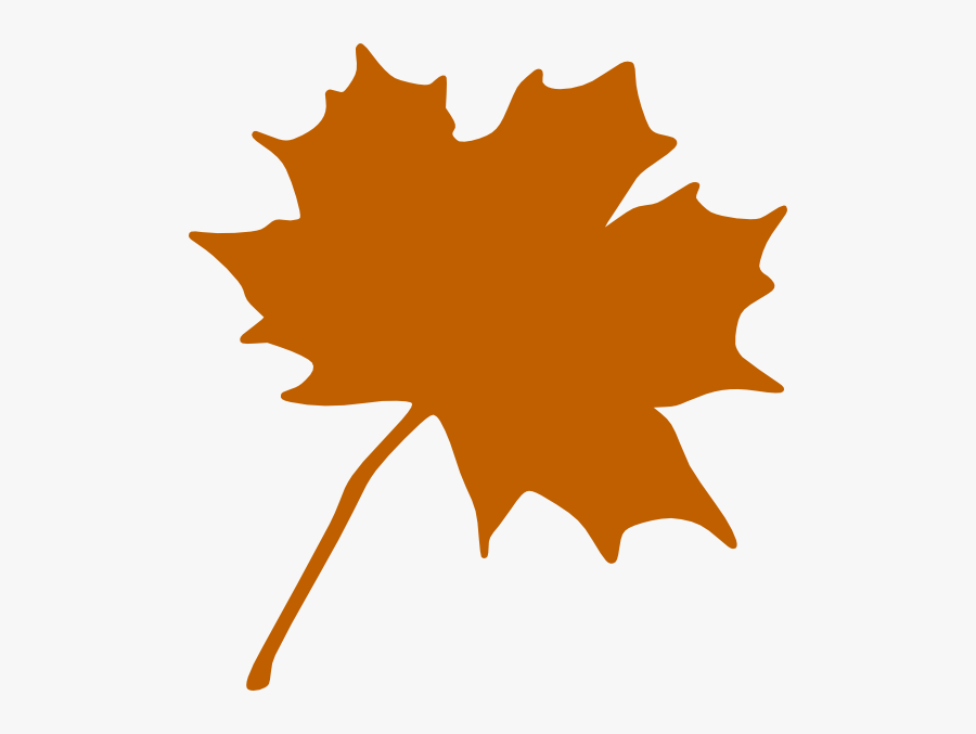 Orange Maple Leaf Clipart, Transparent Clipart