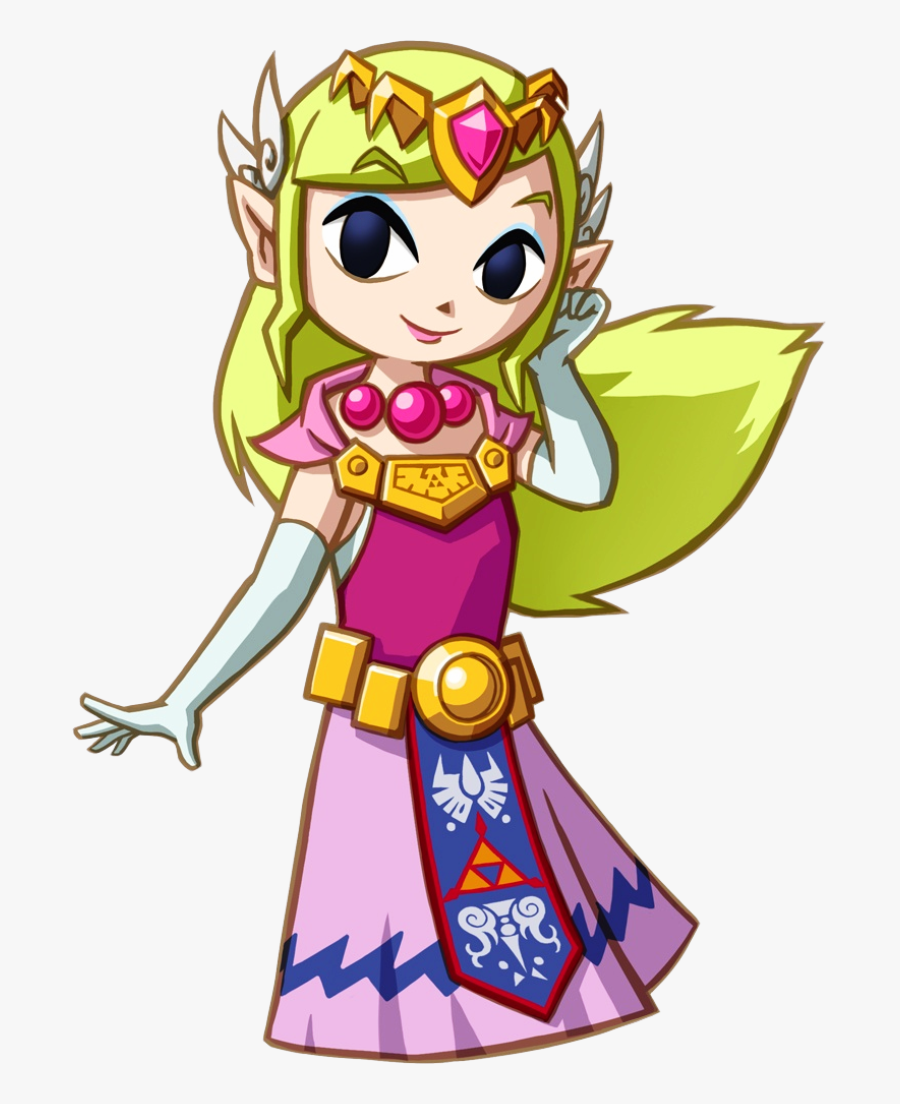 Princess Zelda Png - Wind Waker Toon Zelda, Transparent Clipart