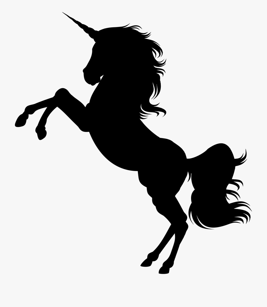 Horse Vector Graphics Rearing Stock - Silhouette Of Horse Rearing, Transparent Clipart