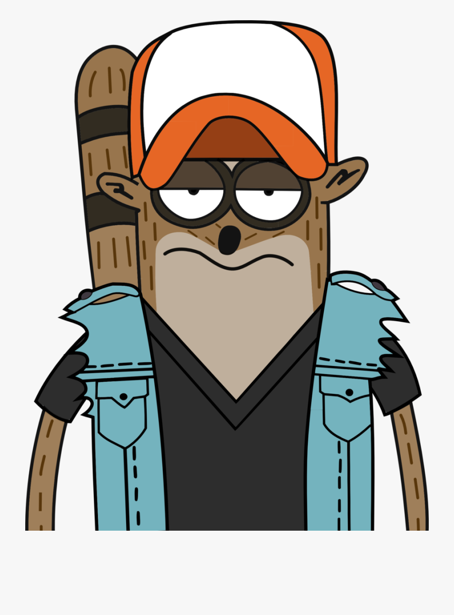 Hipster Rigby By Kol98 Clipart , Png Download - Regular Show Rigby Cool, Transparent Clipart