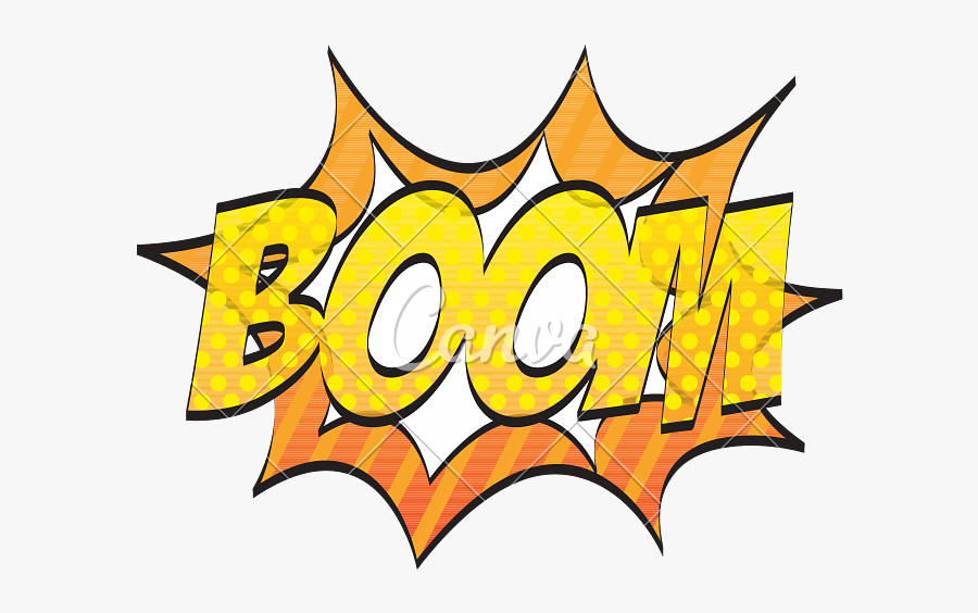 Explosion Transparent Pop Art - Emblem, Transparent Clipart