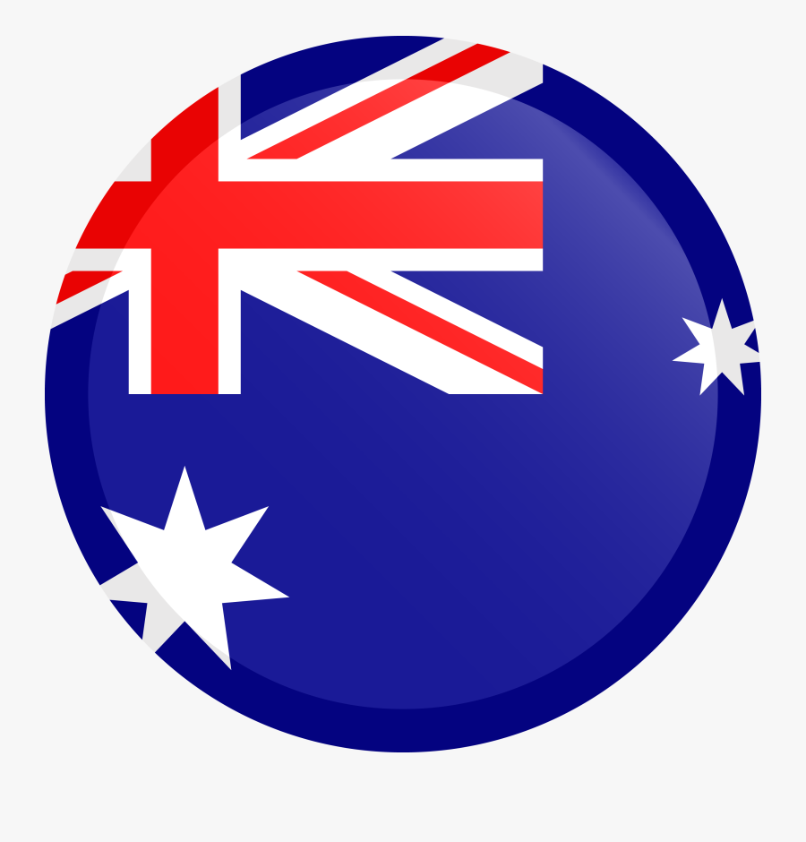 Download Stars Png Images Australia Flag Button - Australia Flag Circle Png, Transparent Clipart