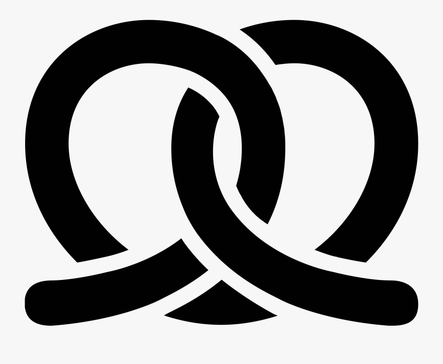 Clip Art Pretzel Vector - Icon, Transparent Clipart