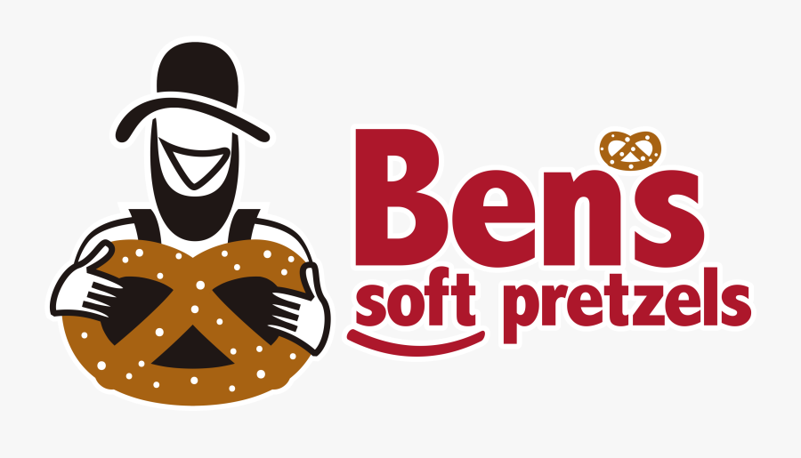 Ben's Soft Pretzels Logo, Transparent Clipart