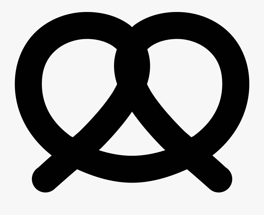 Picture Royalty Free Library Pretzel Icon - Pretzel Black And White Png, Transparent Clipart