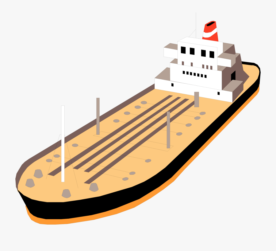 Navy Ships Clipart Yellow - Tanker Ship Clip Art, Transparent Clipart