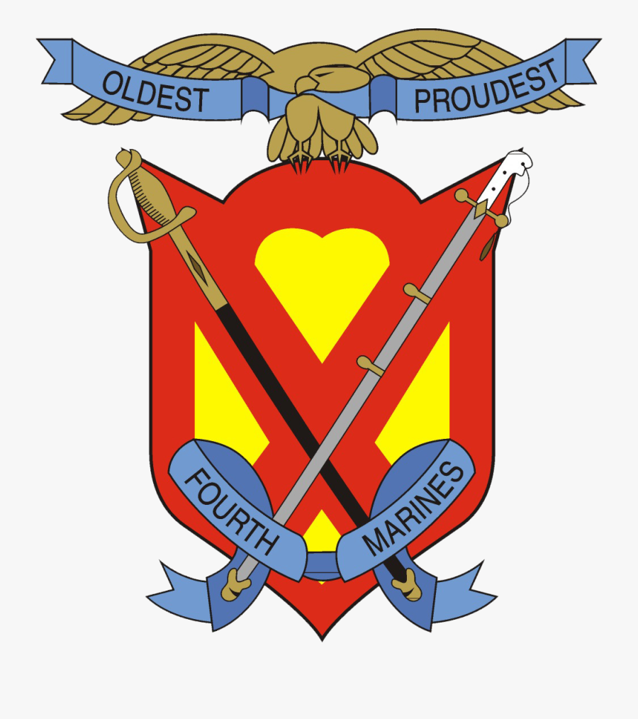 Sailor Clipart Marine Soldier - 4th Marine Regiment Logo, Transparent Clipart
