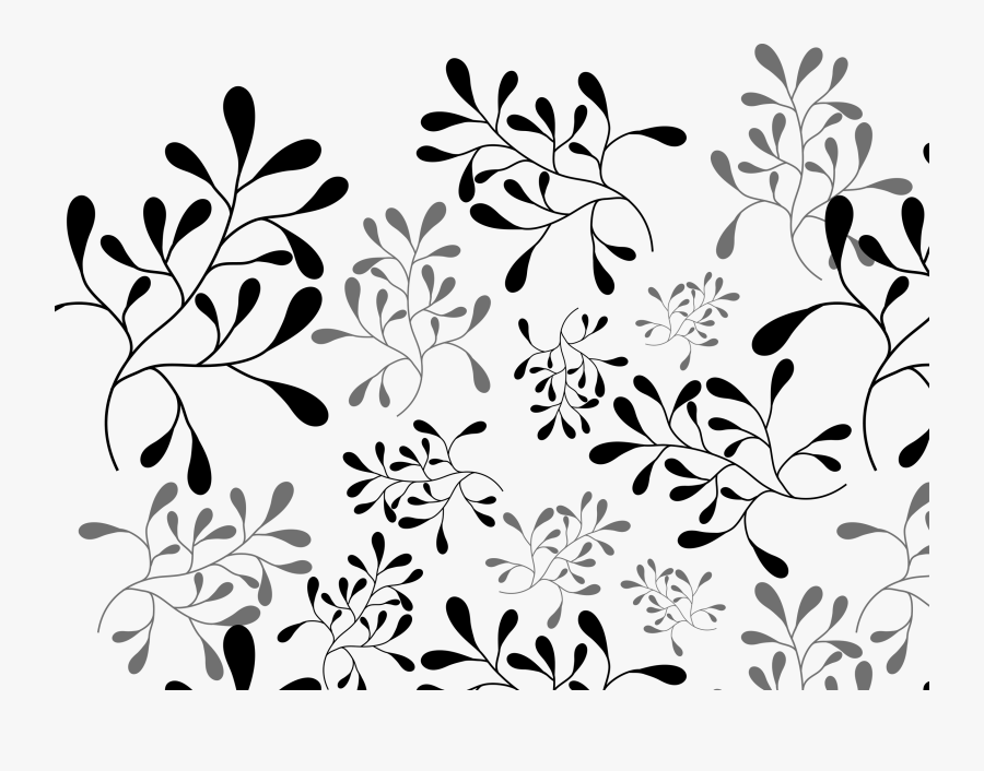 Vector Graphics Illustration Leaf Design Image - Floral Silhouette Background, Transparent Clipart