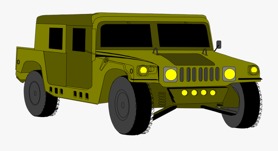 Jeep, Hammer, Car, Army, Military Green, Camouflage - Hummer Clipart , Free...