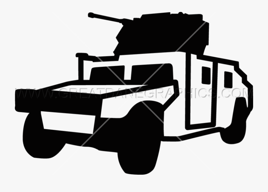 Humvee Production Ready Artwork For T Shirt Printing - Tank, Transparent Clipart