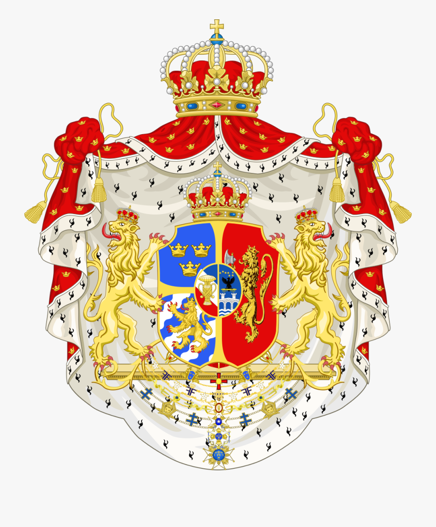 Transparent Oscar Clipart - Kingdom Of Sweden Coat Of Arms, Transparent Clipart