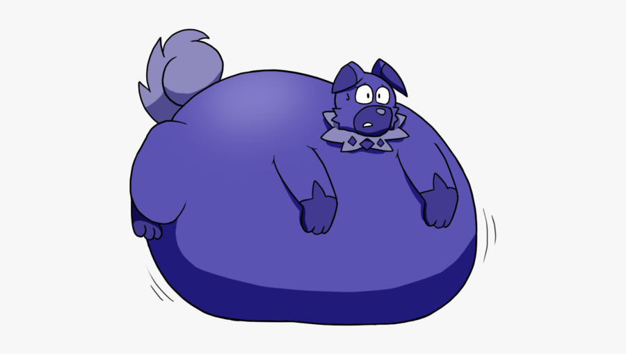 Uh Oh - Rockruff Fat, Transparent Clipart