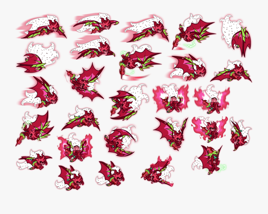 Pitaya Cookie Sprites, Transparent Clipart
