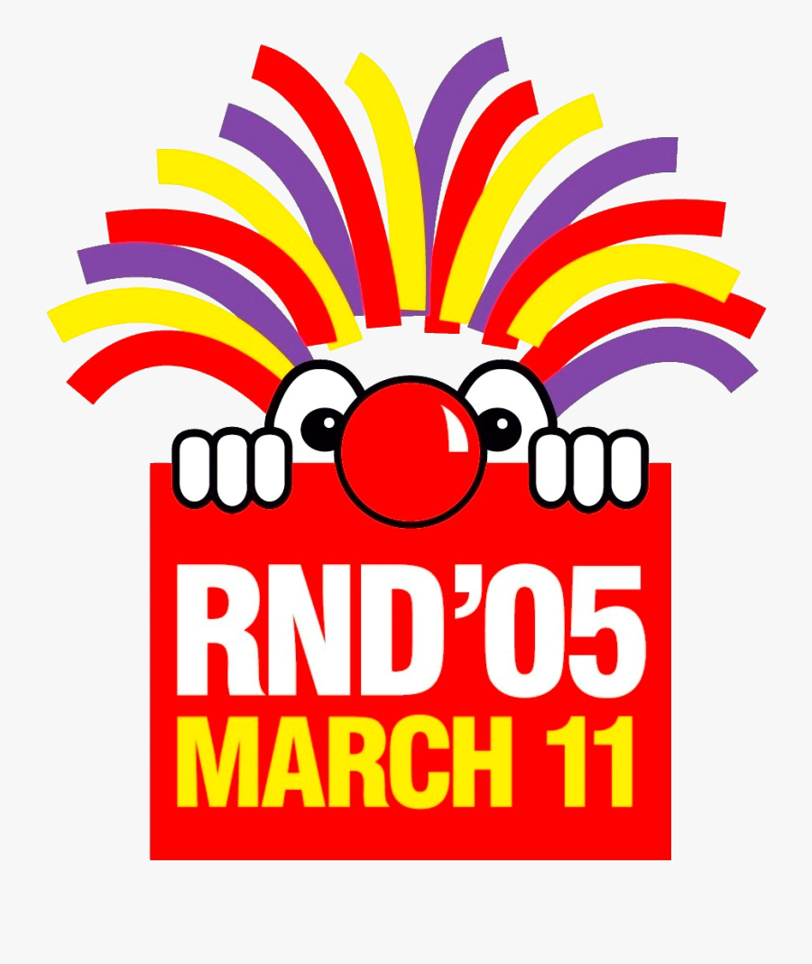 #logopedia10 - Red Nose Day, Transparent Clipart