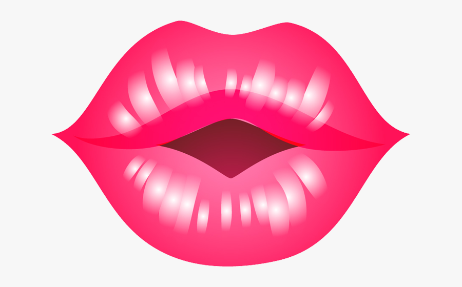 Property,smile,lip Gloss,magenta,eyelash - Transparent Background Lips Clip Art Png, Transparent Clipart