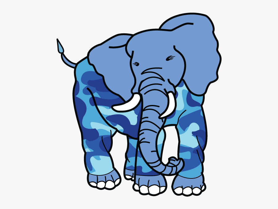 Indian Elephant, Transparent Clipart