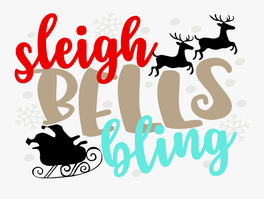Design Sleigh Bells Bling - Illustration, Transparent Clipart