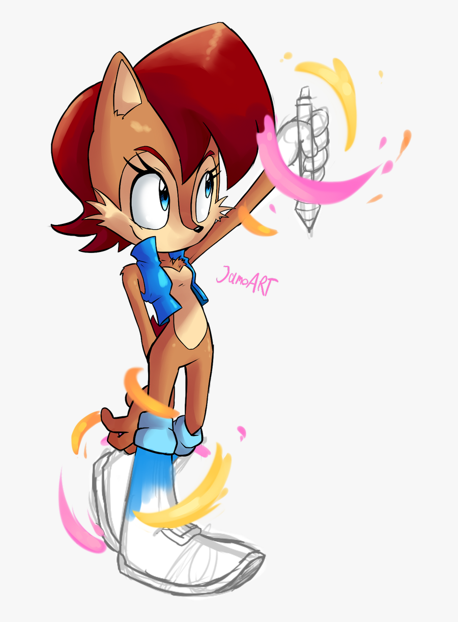 Sally Acorn, Transparent Clipart