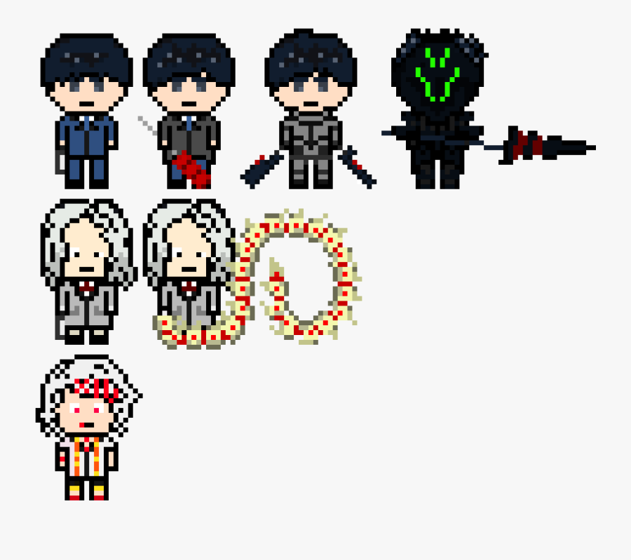 Pixel Art Tokyo Ghoul, Transparent Clipart