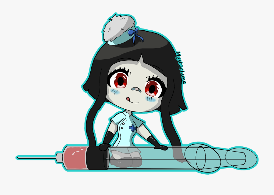 Chibi Nurse Luna - Cartoon, Transparent Clipart