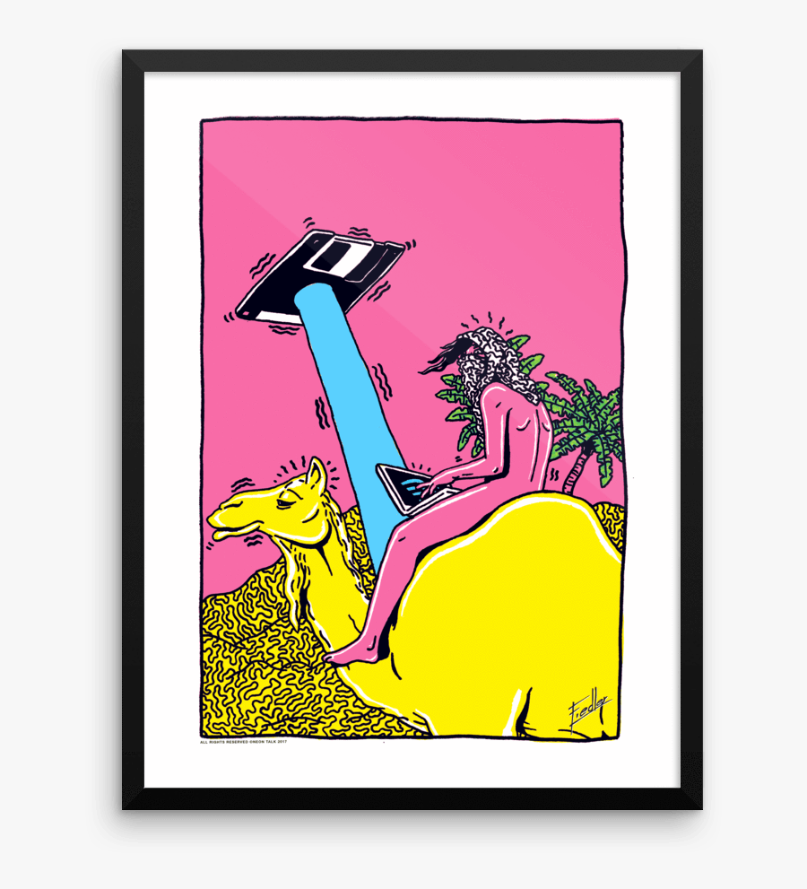 "floppy Disc Camel - Picture Frame, Transparent Clipart