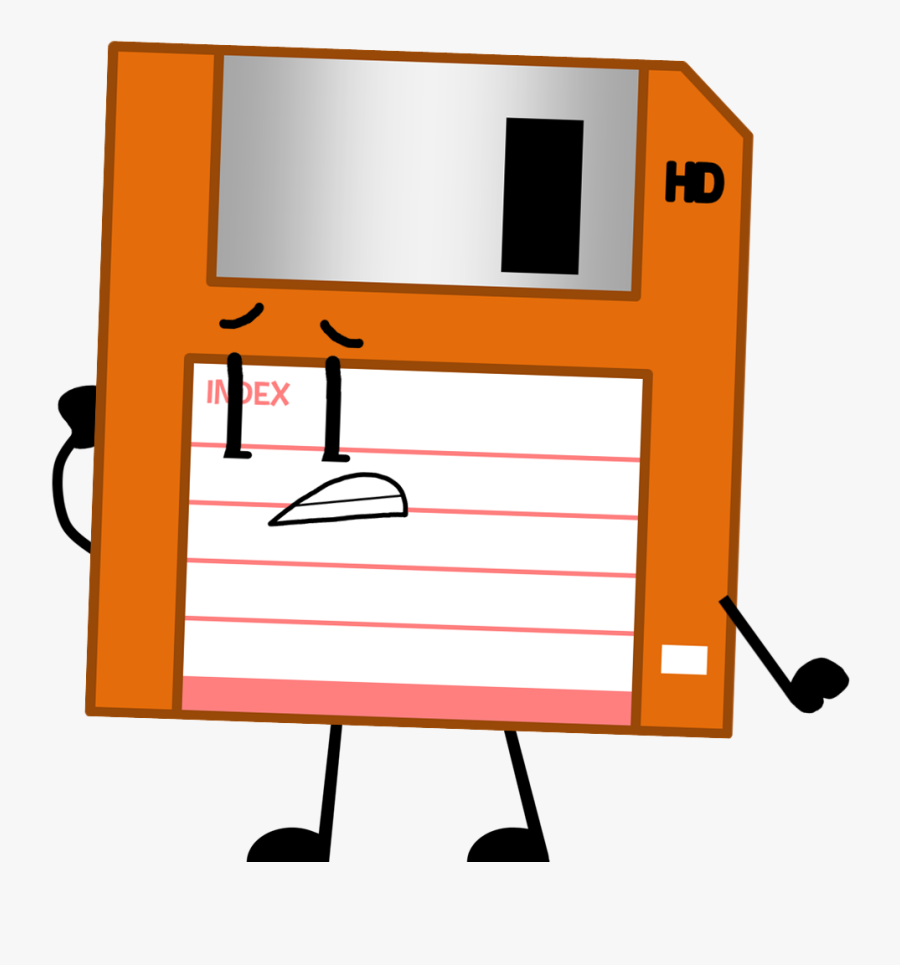 Floppy Disk Pose, Transparent Clipart