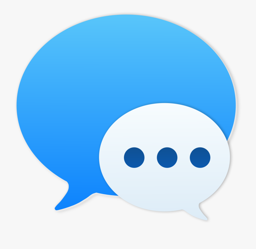 Messages Icon Mac, Transparent Clipart