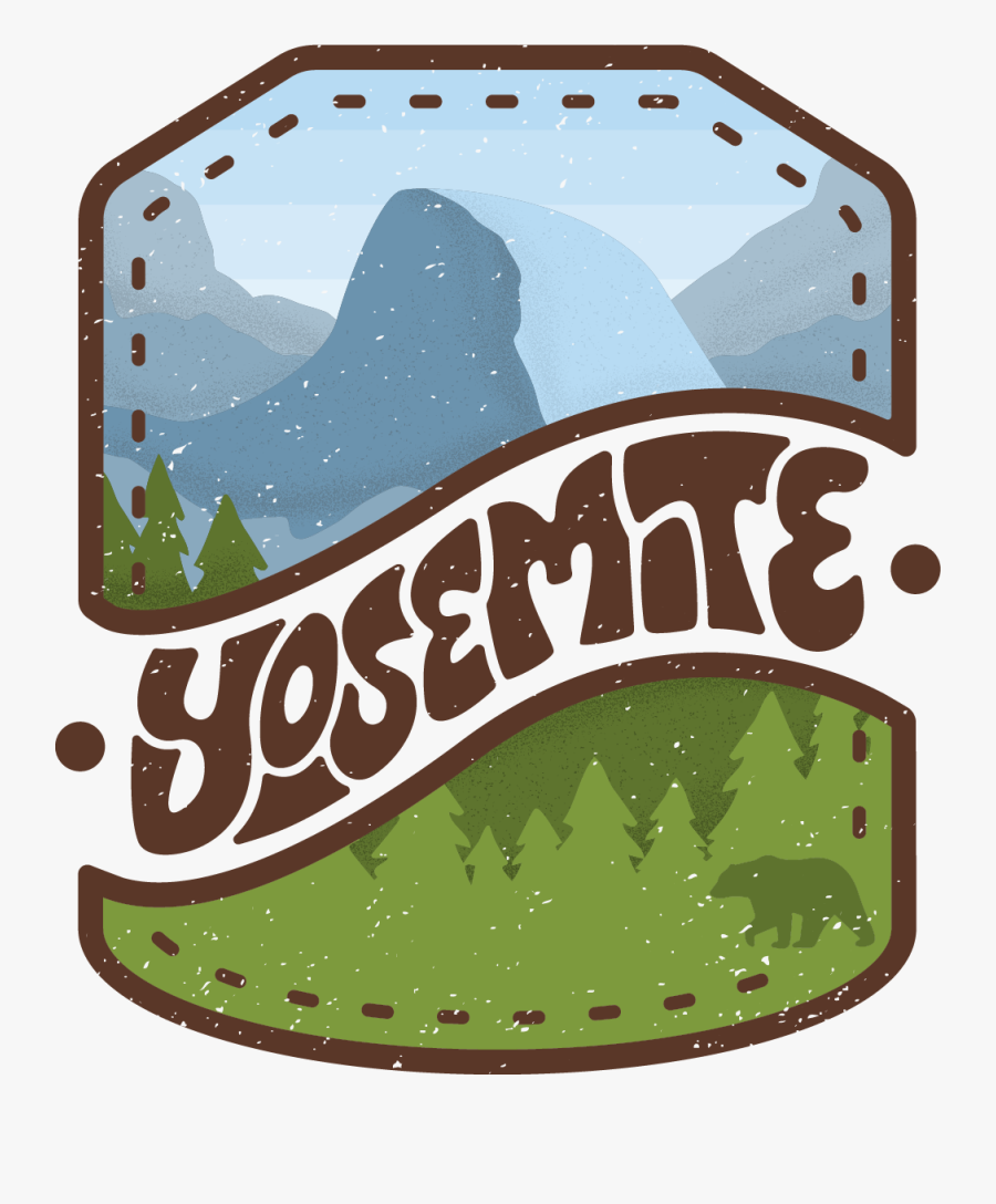 Yosemite Badge - Illustration, Transparent Clipart