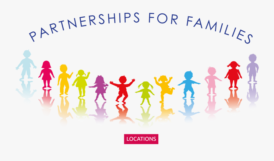 Ninios Partnership - Children Silhouette Png Color, Transparent Clipart