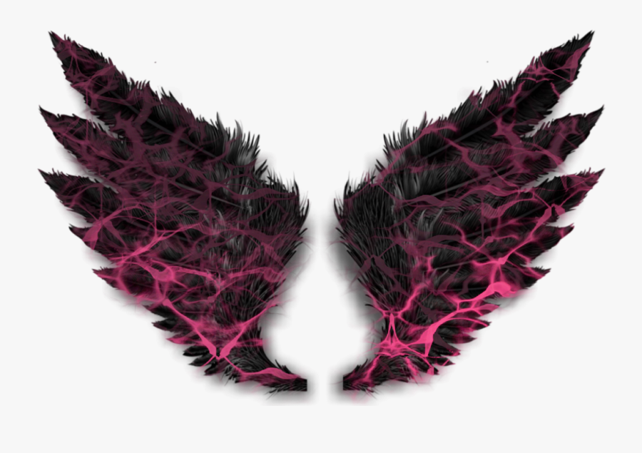 Transparent Fire Wings Png - Black Angel Wings Png, Transparent Clipart