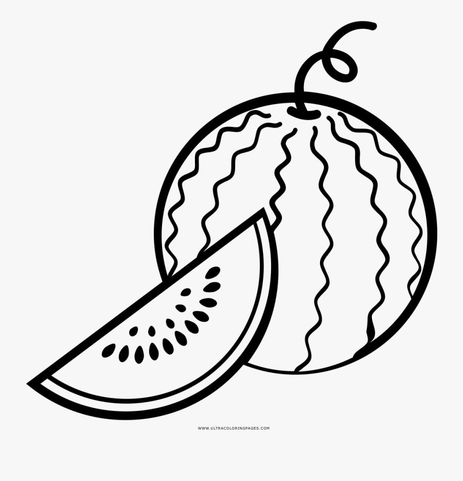 Watermelon Coloring Page Watermelon Line Art , Free
