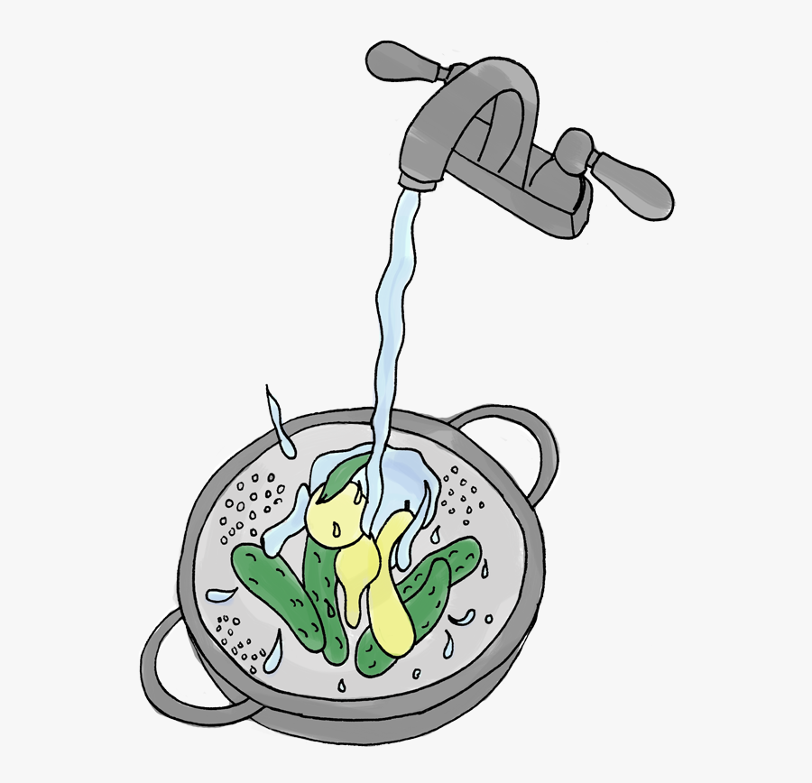 Washing Clipart Washing Vegetable - Washing Vegitables Clip Art, Transparent Clipart