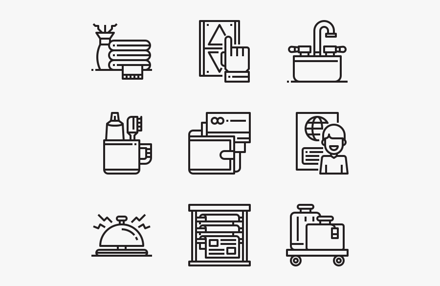Hotel Room Icon Png - Retro Gadgets Icon, Transparent Clipart