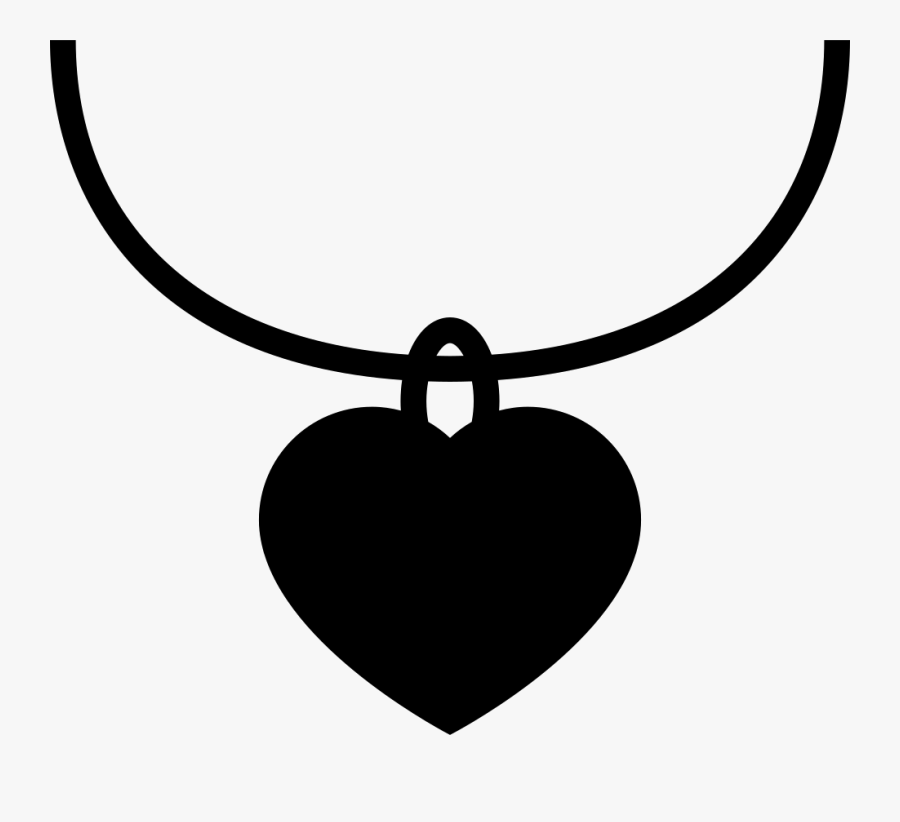 Heart Shaped Jewelry Pendant - Icon Colar Png, Transparent Clipart