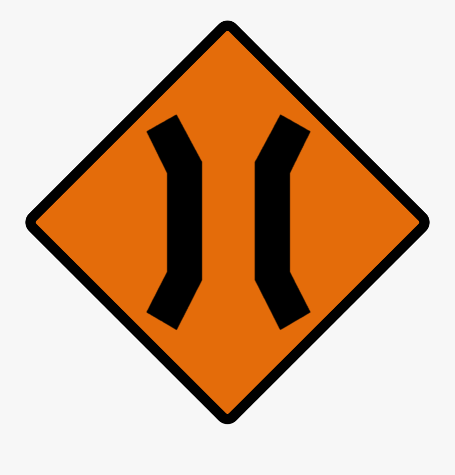 Indonesian Road Sign Temp 1m - Señal De Puente, Transparent Clipart