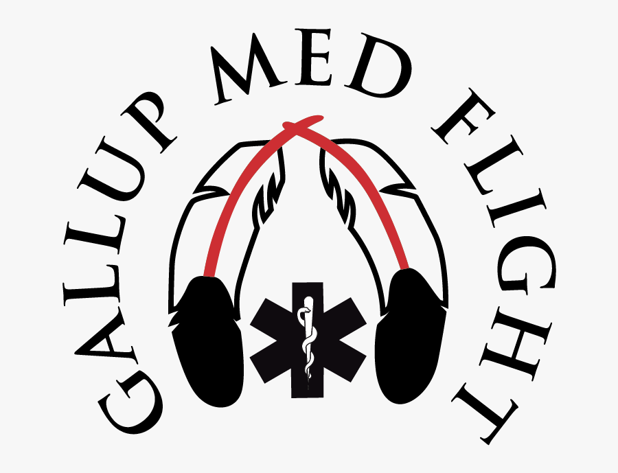 Gallup Med Flight Logo, Transparent Clipart
