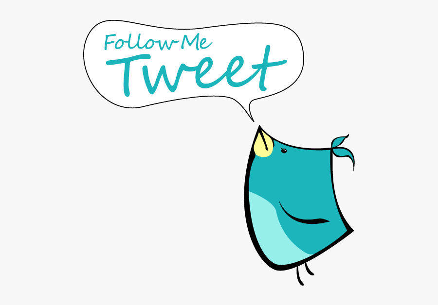 Follow Me On Twitter Icon Transparent Background, Transparent Clipart