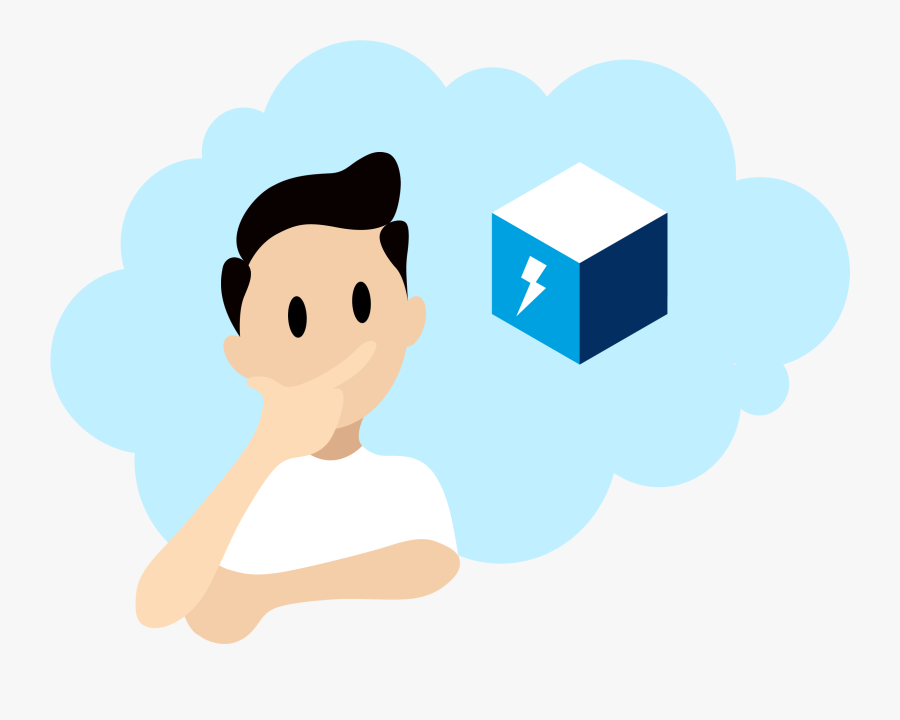 A Person Wondering What A Design System Is - Person Wondering, Transparent Clipart